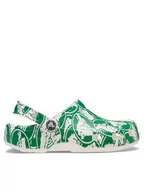 Buty dla chłopców - Crocs Klapki Classic Duke Print Clog K 210007 Zielony - miniaturka - grafika 1