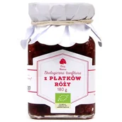 Dżem - Dary Natury inne BIO KONFITURA Z PŁATKÓW RÓŻY BIO 180 g - miniaturka - grafika 1