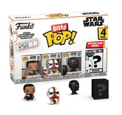 Figurki dla dzieci - the mandalorian bitty funko pop 4 pack 2.5cm star wars moff gideon incinerator stormtrooper dark trooper - miniaturka - grafika 1