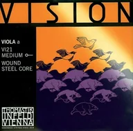 Akcesoria do instrumentów smyczkowych - Thomastik Einzelsaite für Viola 4/4 Vision - D-Saite Synthetikkern, Silber umsponnen, mittel 637838 - miniaturka - grafika 1