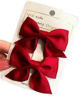 Ozdoby do włosów - Spinka kokarda zestaw 2szt do włosów dziecięca - miniaturka - grafika 1