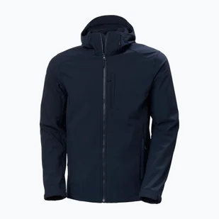 Kurtka softshell męska Helly Hansen Paramount Hooded granatowa 62987_990 - Odzież trekkingowa damska - miniaturka - grafika 1