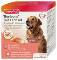 Suplementy i witaminy dla psów - Beaphar Lachsöl Bonbons 245g praliny z łososiem 40szt - miniaturka - grafika 1