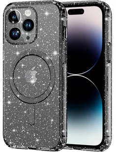 Etui do Apple iPhone 14 Pro BROKATOWE do MagSafe CLEAR CASE Szkło na ekran - Etui i futerały do telefonów Etui do Apple iPhone 14 Pro BROKATOWE do MagSafe CLEAR CASE Szkło na ekran - Etui i futerały do telefonów - miniaturka - grafika 1