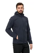 Kurtki męskie - Jack Wolfskin Bornberg męska kurtka softshell z kapturem M - miniaturka - grafika 1