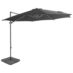vidaXL Parasol ogrodowy z przenośną podstawą, antracytowy - Parasole ogrodowe - miniaturka - grafika 9
