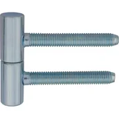 Zawiasy, okucia i inne akcesoria - Zawias 13,5 x 60 mm ocynk biały 2 szt. - miniaturka - grafika 1