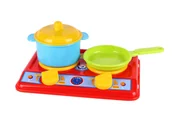 Zabawki AGD - Kuchenka gazowa Galinka 2 z garnkami TechnoK 1578 p20 - miniaturka - grafika 1