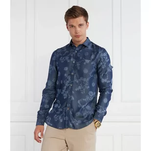 GUESS Koszula LS SUNSET FLO | Slim Fit - Koszule męskie - miniaturka - grafika 1
