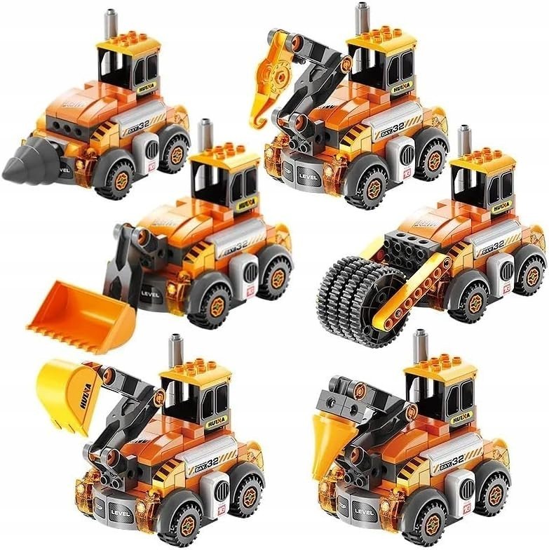 Klocki konstrukcyjne Edukacyjne 6w1