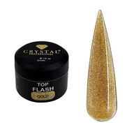 Utwardzacze do paznokci - Top Flash Gold - 30ml - miniaturka - grafika 1