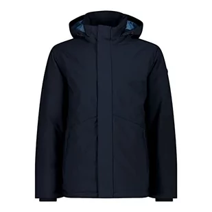 CMP - Męska kurtka Snaps Hood, Man, Black Blue, 50 - Kurtki męskie - miniaturka - grafika 1
