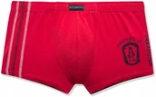Majtki męskie - ATLANTIC SZORTY MĘSKIE BOKSERKI MH801 CZERWONE XXL - miniaturka - grafika 1