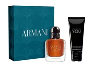 Zestawy perfum męskich - Giorgio Armani Emporio Stronger With You Intensely Zestaw: woda perfumowana + żel pod prysznic - miniaturka - grafika 1