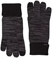 Rękawiczki - TOM TAILOR Męskie Rękawiczki 1027566, 20656 - Grey Black Mouliné, L/XL - miniaturka - grafika 1