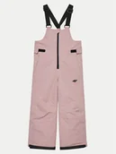 Spodnie narciarskie - 4F Spodnie snowboardowe 4FJWAW24TFTRF664 Beżowy Regular Fit - miniaturka - grafika 1