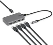 Huby USB - STARTECH.COM 4-Port USB-C Hub 5Gbps Busbetrieben USB-C zu USB-A Hub USB C-Netzteil Port 30cm Kabel Reisehub USBC auf A Adapter 5G4AC-USB-C-HUB - miniaturka - grafika 1