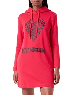 Love Moschino Sukienka damska, czerwony, 42 - Sukienki - miniaturka - grafika 1