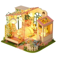 Zabawki kreatywne - Miniaturowy domek - Różowa antresola - miniaturka - grafika 1
