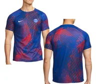 Koszulki męskie - Koszulka Nike Paris PSG Przedmeczowa DR1487418 S - miniaturka - grafika 1