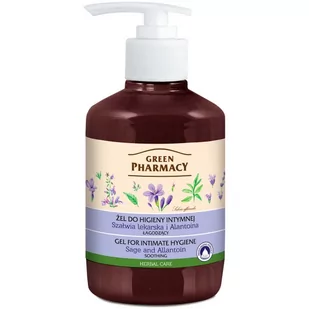 Green Pharmacy Green Pharmacy Łagodzący żel do higieny intymnej Szałwia lekarska i alantoina 370 ml - Żele do higieny intymnej - miniaturka - grafika 1