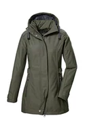 Kurtki damskie - G.I.G.A. DX Damska kurtka softshell Parka/softshell z odpinanym kapturem GW 22 WMN SFTSHLL PRK, oliwkowa, 44, 42210-000 - miniaturka - grafika 1