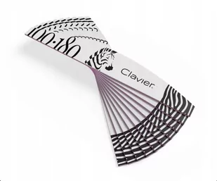 Clavier Pilnik łódka zebra 100/180 10 sztuk - Akcesoria do paznokci - miniaturka - grafika 2
