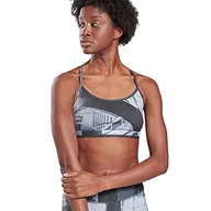 Biustonosze - Reebok Skinny Biustonosz sportowy - Płaski On Back Damski - miniaturka - grafika 1