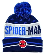Czapki damskie - Zimowa niebieska czapka Spider-Man - 52 cm. - miniaturka - grafika 1