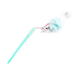 Długopis Z Pomponem Jednorożec Cienkopis Szkolny - Cienkopisy - miniaturka - grafika 1