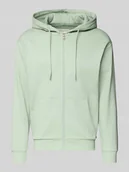 Bluzy męskie - Bluza rozpinana o kroju regular fit z mieszanki bawełny - miniaturka - grafika 1