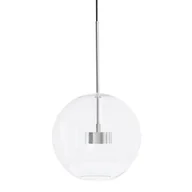 Lampy sufitowe - Lampa wisząca CAPRI chrom - 60 LED, aluminium, szkło XCP9148-1.CHROM - miniaturka - grafika 1
