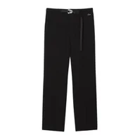 Spodnie damskie - pantaloni donna lacoste - pantaloni - nero - miniaturka - grafika 1