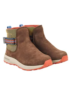 Finkid Skórzane botki "Puoli" w kolorze jasnobrązowym - Botki damskie - miniaturka - grafika 1