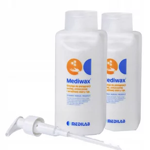 Medilab KREM DO RĄK MEDIWAX 500ML Z POMPKĄ 10611-uniw - Dezynfekcja - miniaturka - grafika 2