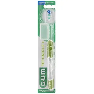 Sunstar GUM szczoteczka Technique Plus medium 483 - Szczoteczki do zębów - miniaturka - grafika 1