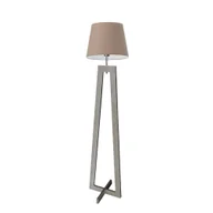 Lampy stojące - Drewniana lampa podłogowa w stylu boho KOS - miniaturka - grafika 1
