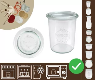 Słoiki WECK / szklane wieko słoik 160ml MOLD / Wamar-Sosenka - Pojemniki kuchenne Słoiki WECK / szklane wieko słoik 160ml MOLD / Wamar-Sosenka - Pojemniki kuchenne - miniaturka - grafika 1