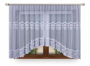 Firanka Gotowa Żakardowa 18982 160X300 Wyższa Półka - Firany - miniaturka - grafika 1