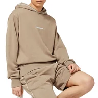 Bluzy sportowe męskie - Bluza New Balance MT23516MS - beżowa - miniaturka - grafika 1