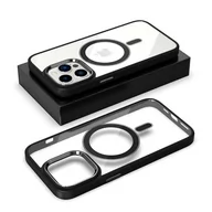 Etui i futerały do telefonów - D-Pro Metal Camera Hybrid MagSafe Case etui magnetyczne iPhone 13 Pro Max (Black) - miniaturka - grafika 1