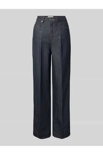 Jeansy o luźnym kroju z mieszanki bawełny i lnu model TOLVA LONG - Marc O'Polo - Spodnie damskie - miniaturka - grafika 1