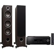 Zestawy stereo - Pioneer Zestaw stereo SX-10AEB + TAGA TAV-607F Czarno-wenge - miniaturka - grafika 1
