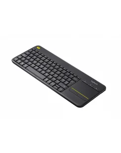 LOGITECH K400 Plus wireless Touch Keyboard - Dark CH - Klawiatury - miniaturka - grafika 1