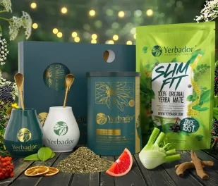 ZESTAW PREZENTOWY + SLIM FIT + KUBEK I SŁOMKA - Yerba Mate - miniaturka - grafika 1