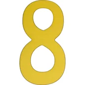Numery na dom - Metro Cyfra złota szczotkowana 8 50 mm - miniaturka - grafika 1