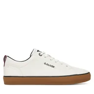 Sneakersy męskie - Sneakersy s.Oliver 5-13606-44 Biały - miniaturka - grafika 1