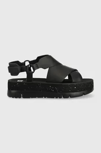 Camper sandały skórzane Oruga Up damskie kolor czarny na platformie K201399.001 - Sandały damskie - miniaturka - grafika 1