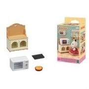 Figurki dla dzieci - Sylvanian Families Szafka z kuchenką mikrofalową - miniaturka - grafika 1