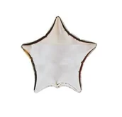 Balony i akcesoria - Amscan Balon foliowy Gwiazdka Srebrna 23 cm 302500/S - miniaturka - grafika 1